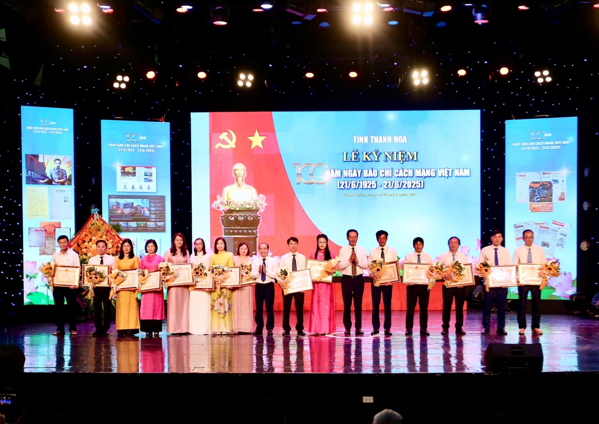Tỉnh Thanh Hóa long trọng tổ chức Lễ kỉ niệm 100 năm ngày Báo chí Cách mạng Việt Nam