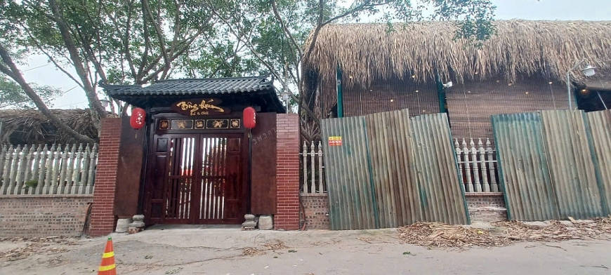 Nhà hàng Bông Quán xây dựng trong khu vực hồ Đầm Biển liệu có đúng pháp luật?