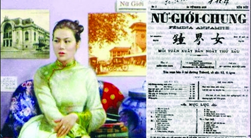 Sương Nguyệt Anh nữ chủ bút đầu tiên của nước ta