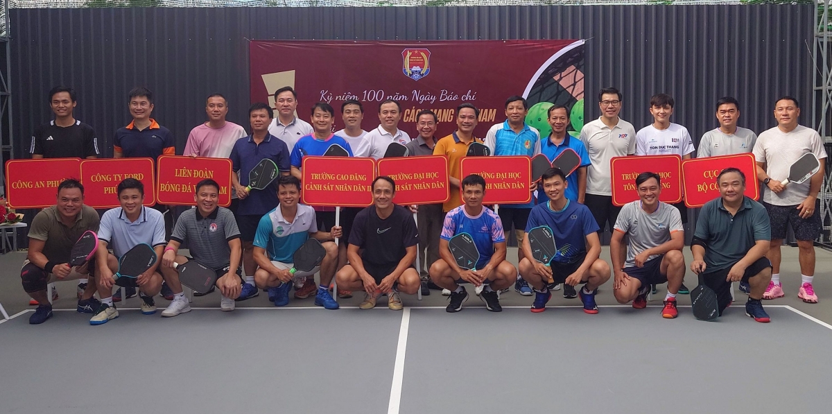 Giải Pickleball chào mừng 100 năm ngày Báo chí Cách mạng Việt Nam
