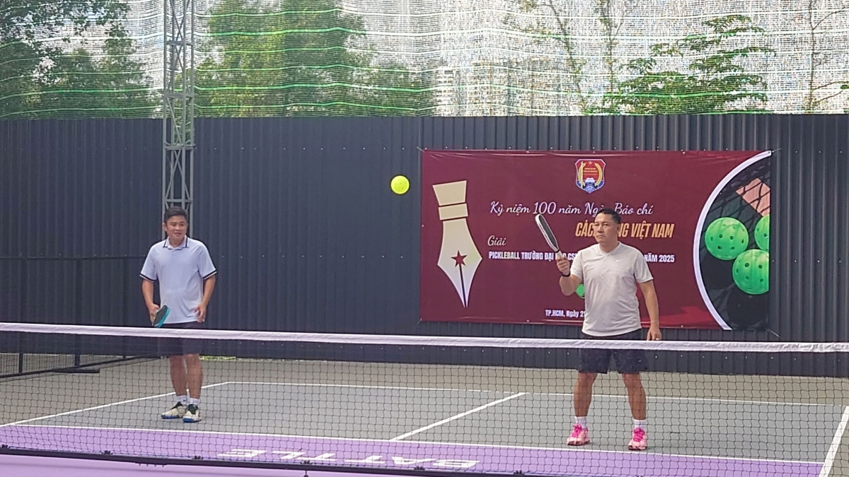 Giải Pickleball chào mừng 100 năm ngày Báo chí Cách mạng Việt Nam