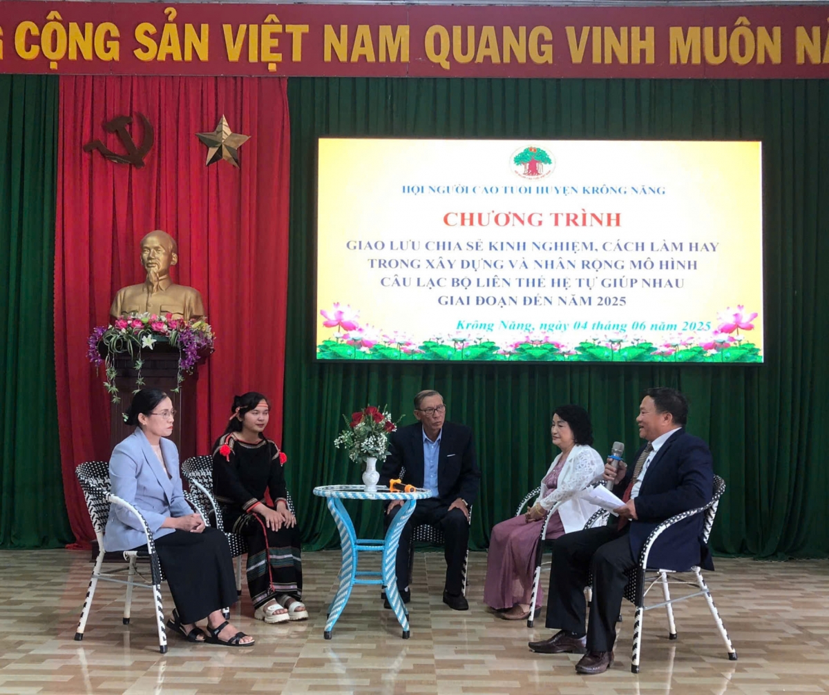 Thực hiện tốt Đề án nhân rộng mô hình CLB Liên thế hệ tự giúp nhau