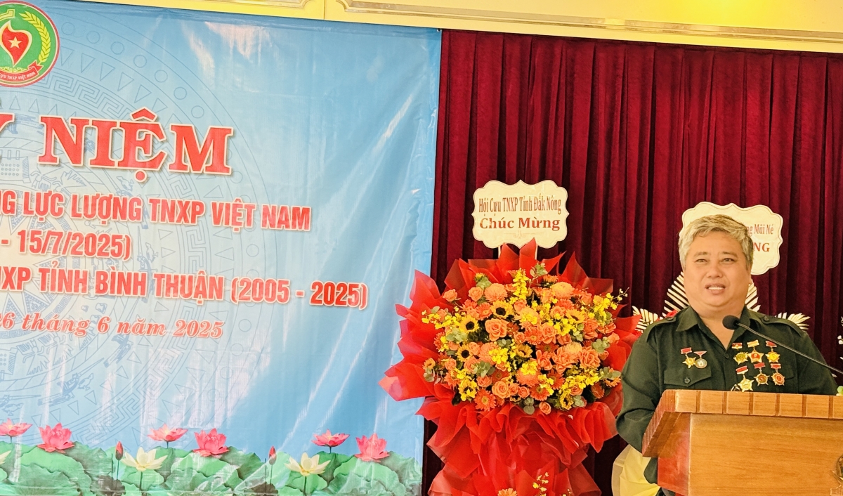 Bình Thuận: Kỷ niệm 75 năm ngày truyền thống lực lượng thanh niên xung phong và 20 năm năm thành lập Hội Cựu TNXP Bình Thuận