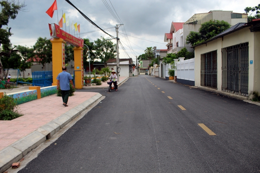 Điểm sáng trong xây dựng nông thôn mới kiểu mẫu