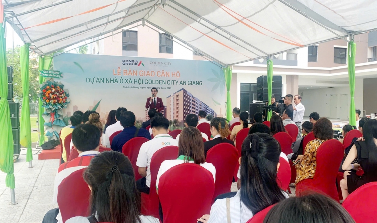 Chính thức bàn giao căn hộ tòa T3, T4 Dự án NOXH Golden City An Giang