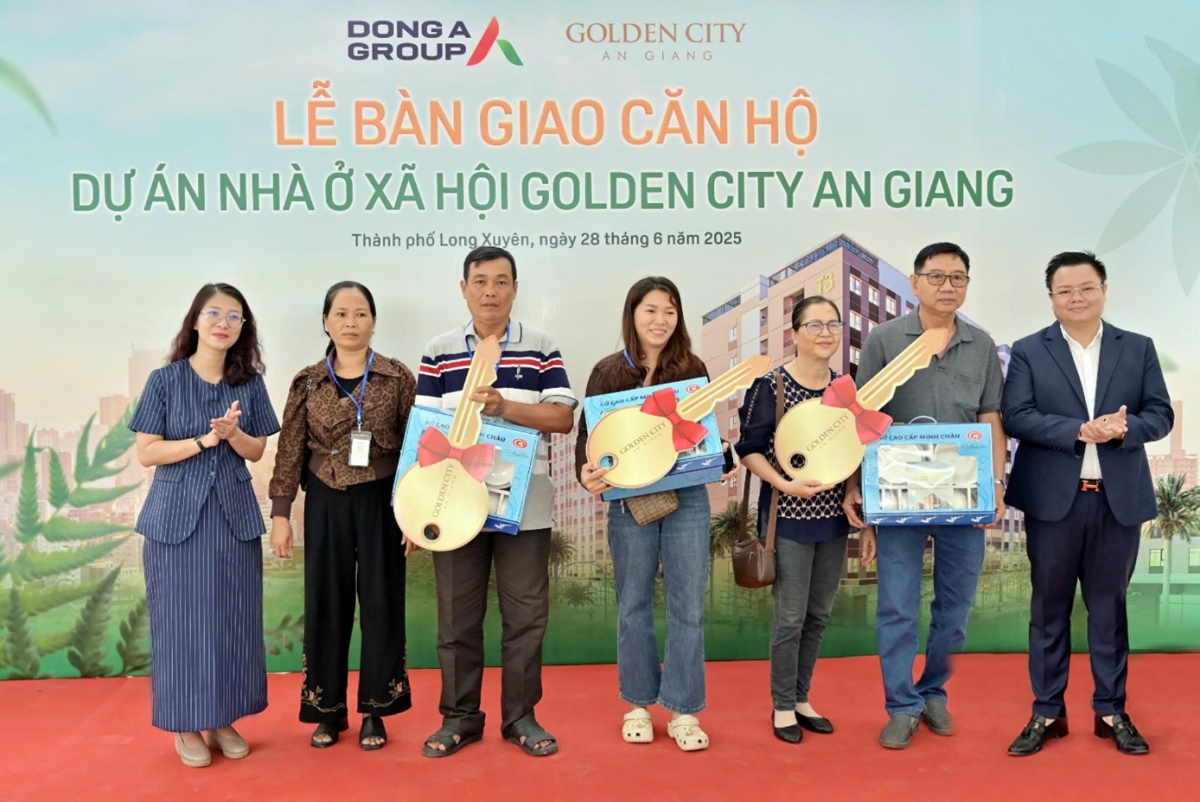 Chính thức bàn giao căn hộ tòa T3, T4 Dự án NOXH Golden City An Giang