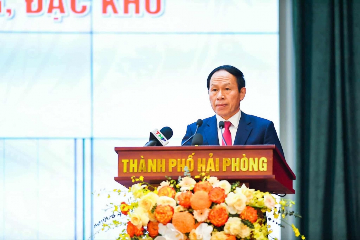 Thủ tướng Phạm Minh Chính dự Lễ công bố Nghị quyết, Quyết định của Trung ương tại TP Hải Phòng