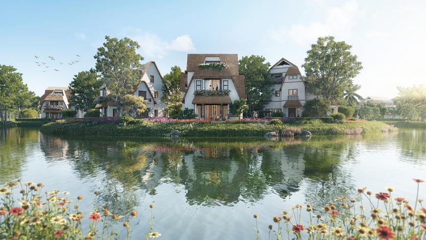 Đảo Châu Âu là phân khu cao cấp, đắt giá nhất Eco Central Park