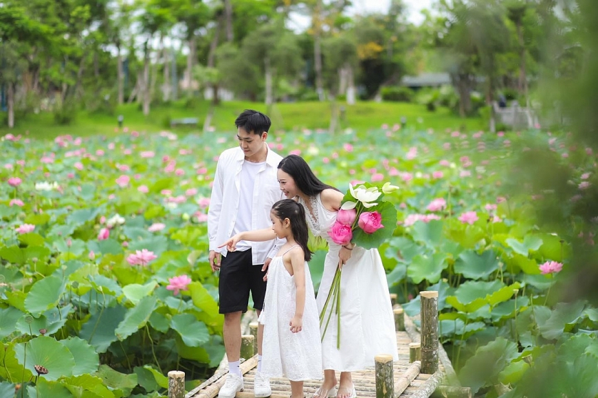 Hồ sen An Nhiên tại Sun World Ha Long