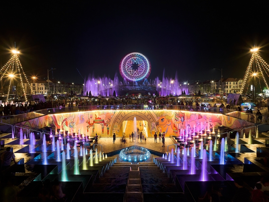 Quảng trường trống Đọi Tam tọa độ hút khách bậc nhất khu đô thị (Ảnh: Ánh Dương)