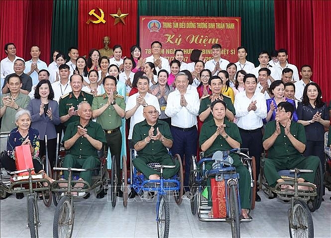 Tổng Bí thư Tô Lâm: Người có công là tài sản quý, là biểu tượng của ý chí, nghị lực Việt Nam