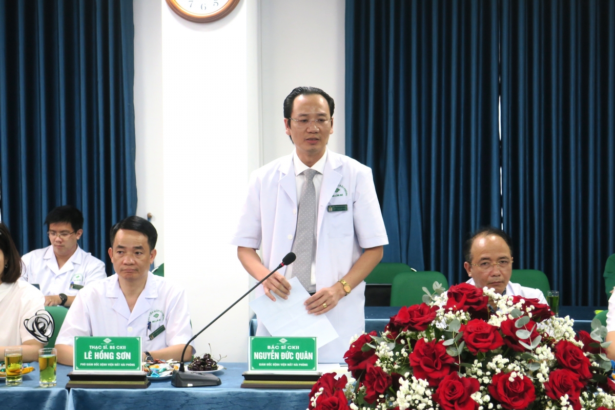 Bệnh viện Hữu nghị Việt Tiệp và Bệnh viện Mắt Hải Phòng ký kết hợp tác phát triển bền vững