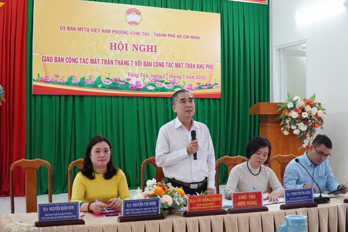 Phường Vũng Tàu, TP. Hồ Chí Minh: Ghi nhận, đánh giá cao đóng góp của NCT khu phố