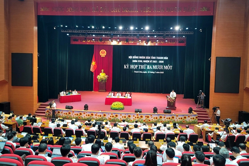 Khai mạc kỳ họp thứ 31 HĐND tỉnh Thanh Hóa khóa XVIII