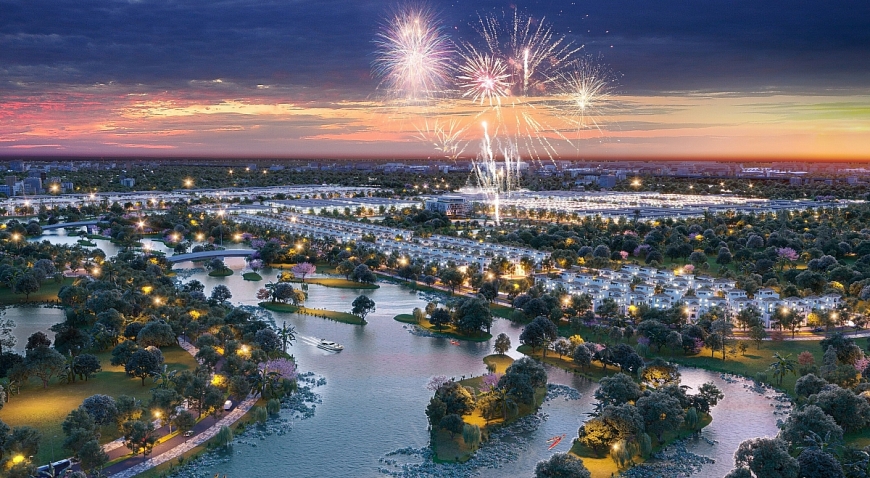 Dự án Khu đô thị cao cấp Mê Linh với tổng mức đầu tư 15.000 tỷ đồng. (Ảnh minh họa: Sun Property) 