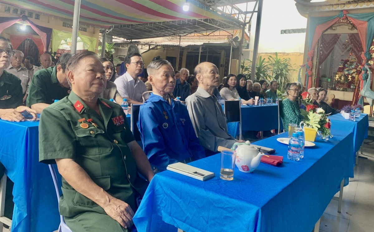 Các dại biểu dự buổi gặp mặt, tưởng nhớ, khắc ghi về Đội biệt động 67B