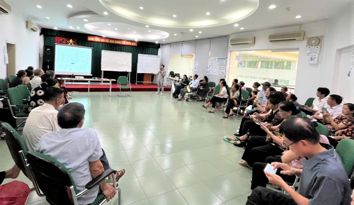 Quang cảnh lớp tập huấn