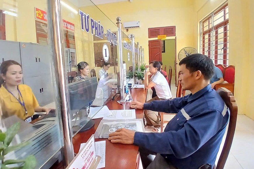 Một trong những địa phương đi đầu về giải quyết thủ tục hành chính