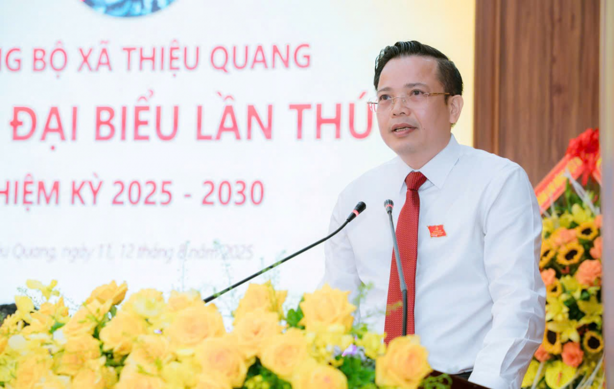 Ông Hoàng Trọng Cường giữ chức Bí thư Đảng ủy xã Thiệu Quang, tỉnh Thanh Hóa