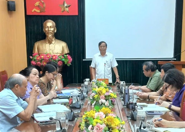 Chủ tịch Nguyễn Thanh Bình chủ trì buổi làm việc