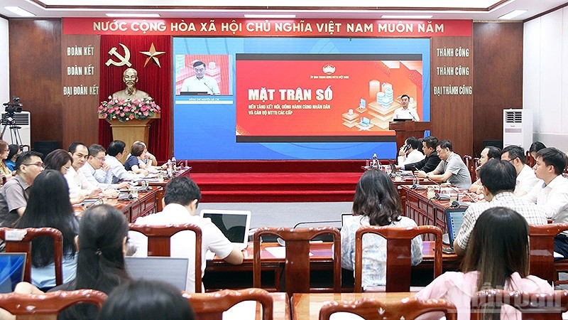 Ra mắt nền tảng Mặt trận số tại đầu cầu Trụ sở Ủy ban Trung ương Mặt trận Tổ quốc Việt Nam