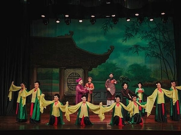 Một cảnh trong vở Trương Viên