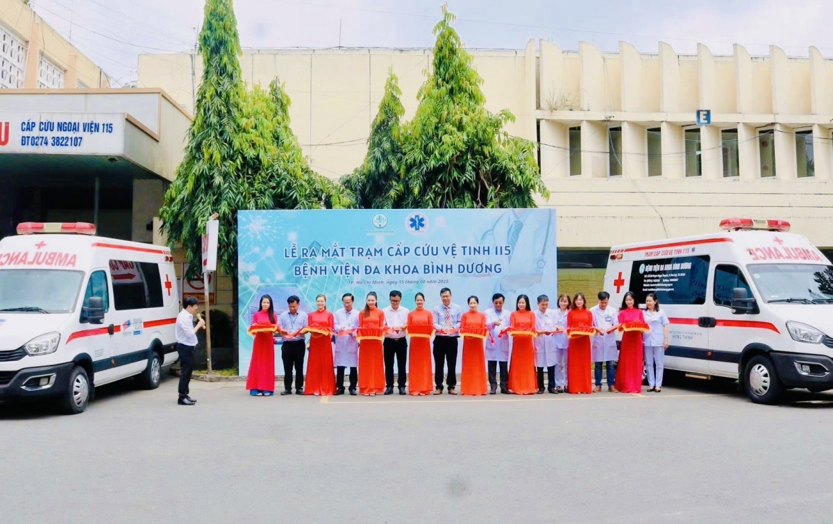 Người cao tuổi khu vực Bình Dương cũ cảm thấy an tâm hơn khi ra mắt Trạm Cấp cứu vệ tinh 115 tại khu vực.