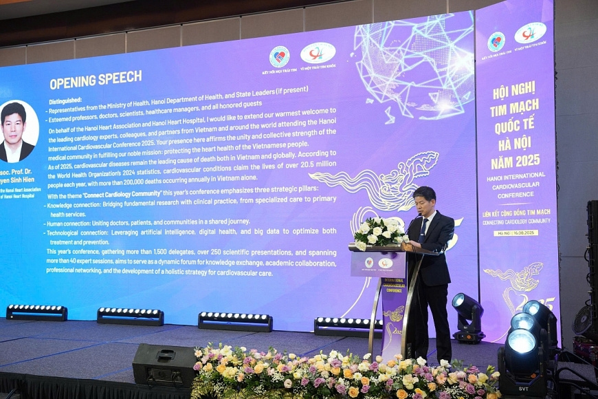 Hội nghị Tim mạch quốc tế Hà Nội 2025: Liên kết cộng đồng và ứng dụng AI trong chăm sóc sức khỏe tim mạch
