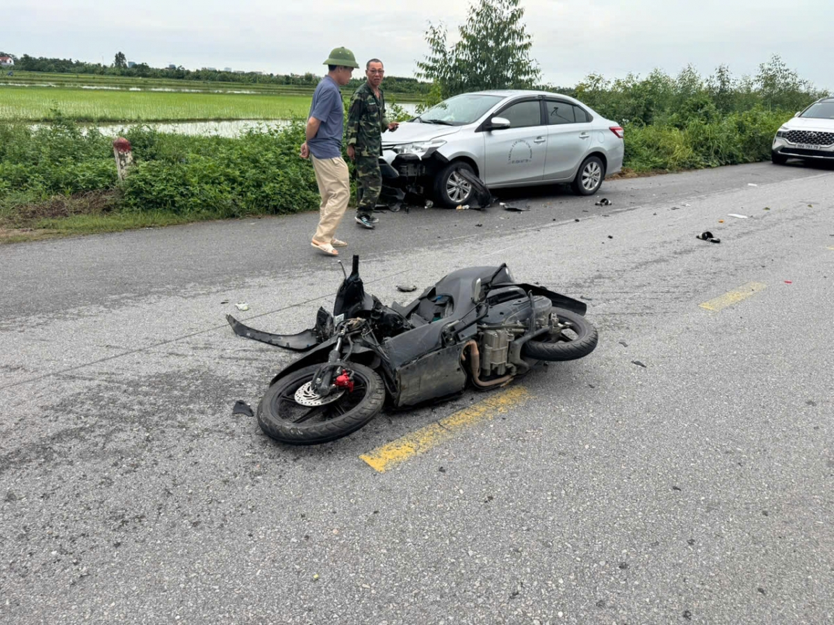 Người cao tuổi bị tai nạn giao thông ở tỉnh Bắc Ninh