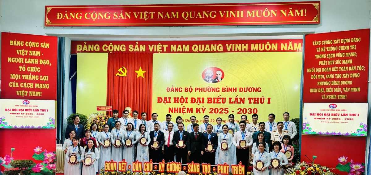 Ban Chấp hành Đảng bộ phường Bình Dương nhiệm kỳ 2025-2030