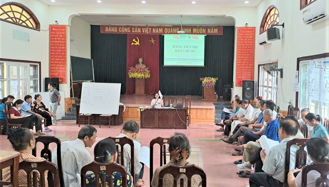 Quang cảnh lớp tập huấn