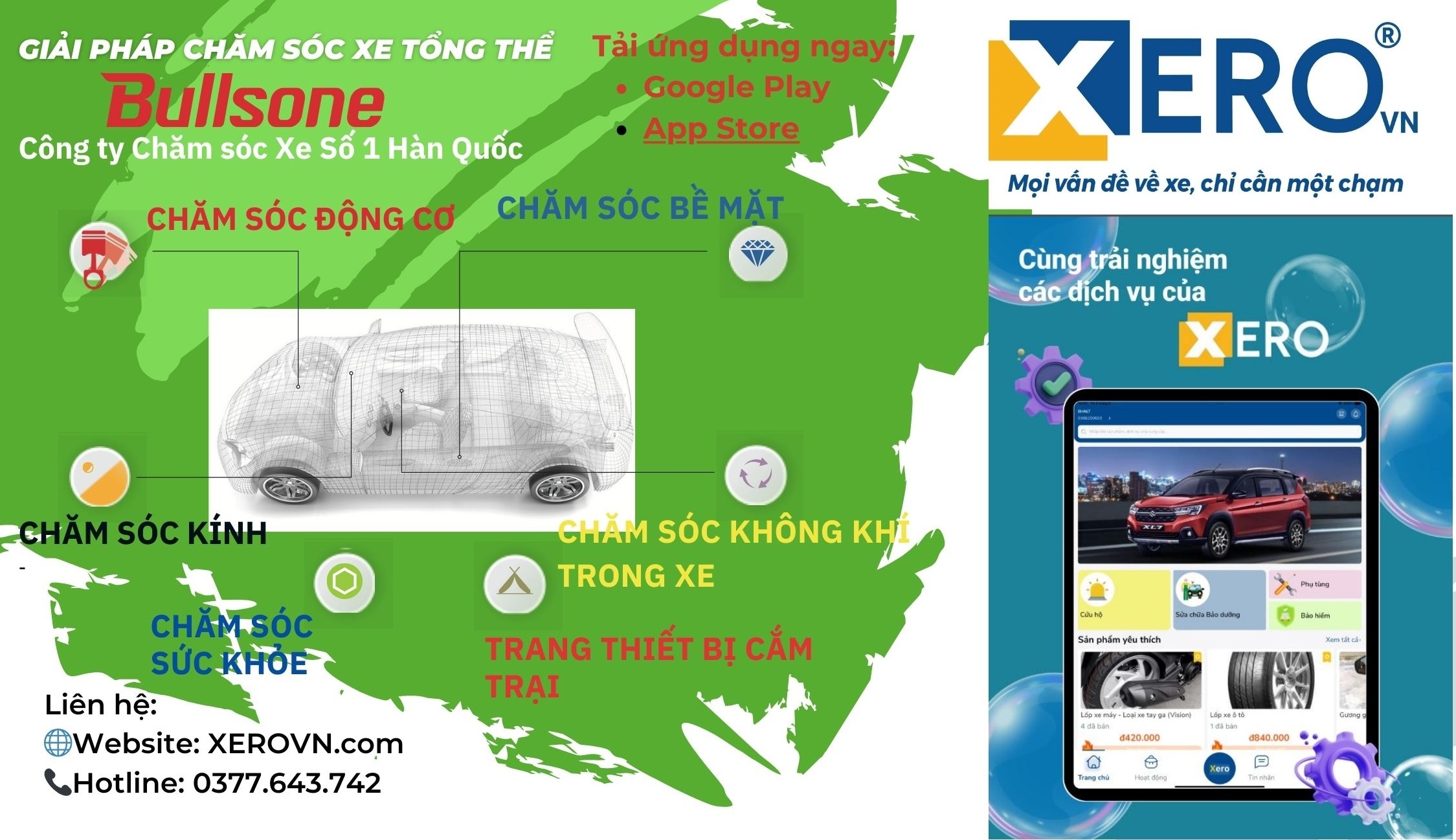 Xerovn: Ứng dụng đa dịch vụ cho chủ xe ô tô và xe máy tại Việt Nam Xerovn: Ứng dụng đa dịch vụ cho chủ xe ô tô và xe máy tại Việt Nam