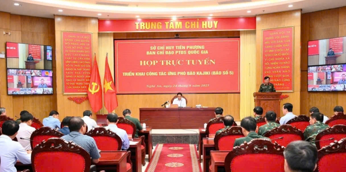 Thủ tướng chính phủ Phạm Minh Chính chỉ đạo họp trực tuyến tại Nghệ An