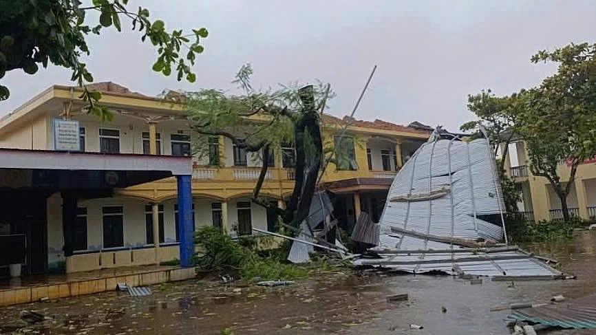 Nhiều cơ sở hạ tầng bị hư hại