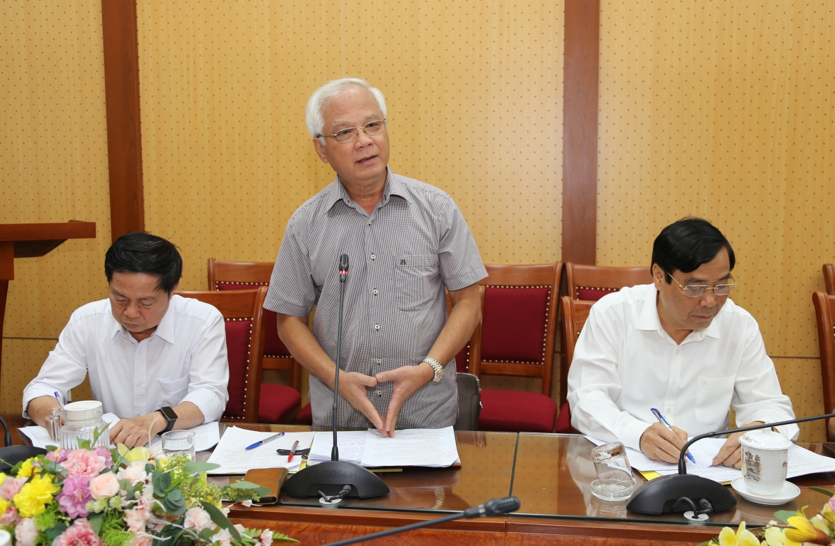 Ông Nguyễn Thế Toàn, Chủ tịch Hội NCT TP Hà Nội phát biểu