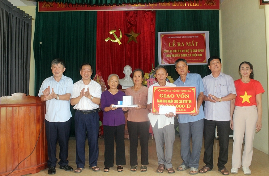 Ra mắt CLB Liên thế hệ tự giúp nhau đầu tiên sau khi thực hiện chính quyền địa phương 2 cấp