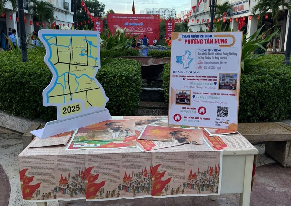 Lễ chào cờ “Tôi yêu Tổ quốc tôi” và đồng diễn tuổi trẻ Tân Hưng