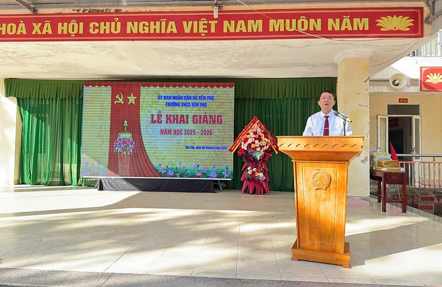 Học sinh Thanh Hóa nô nức trong ngày khai giảng năm học mới 2025-2026