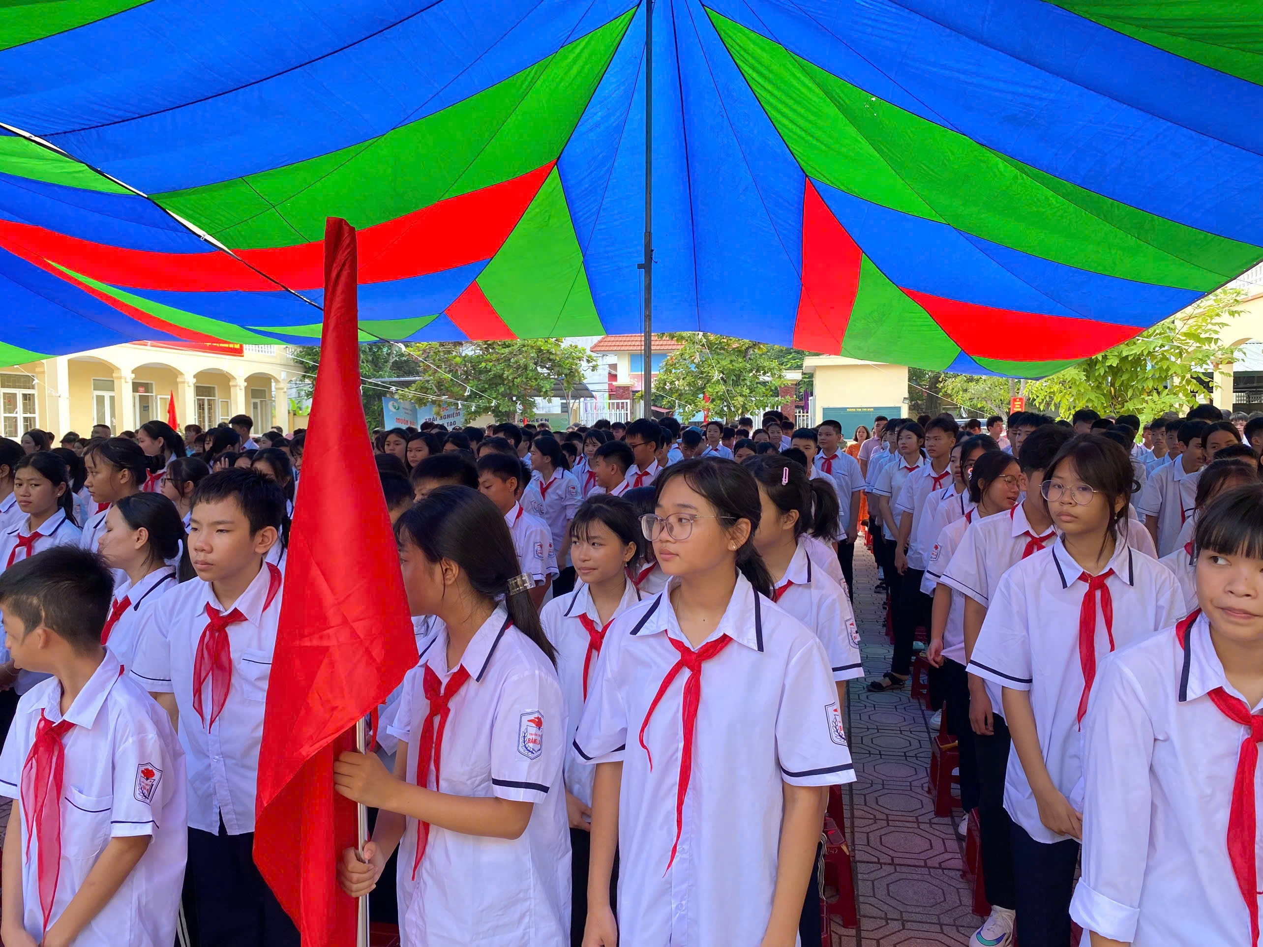 Quang cảnh buổi Lễ khai giảng