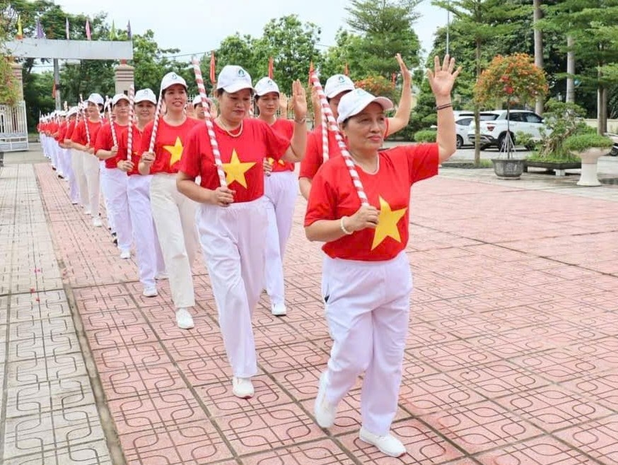 CLB Tự chăm sóc sức khỏe Yên Mỹ tích cực chuẩn bị cho Ngày hội sức khỏe NCT 2025
