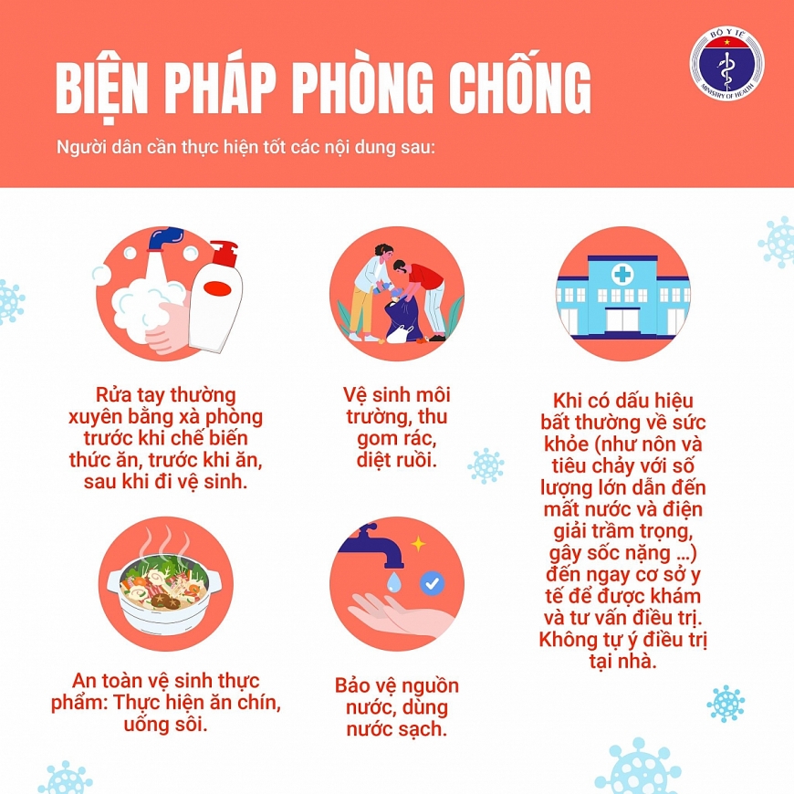 Bộ Y tế cảnh báo nguy cơ dịch bệnh tả, khuyến cáo người dân chủ động phòng tránh