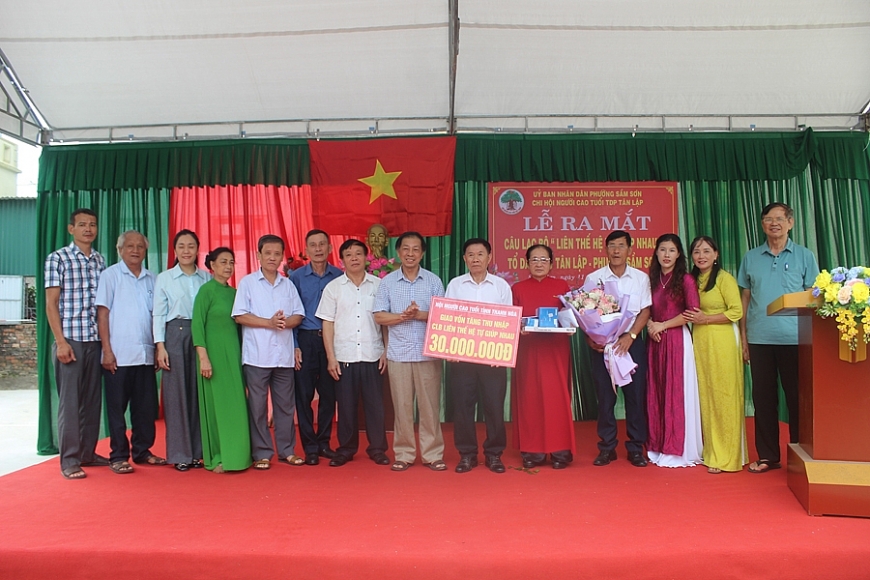 Thanh Hóa: Ra mắt CLB Liên thế hệ tự giúp nhau tại phường Sầm Sơn