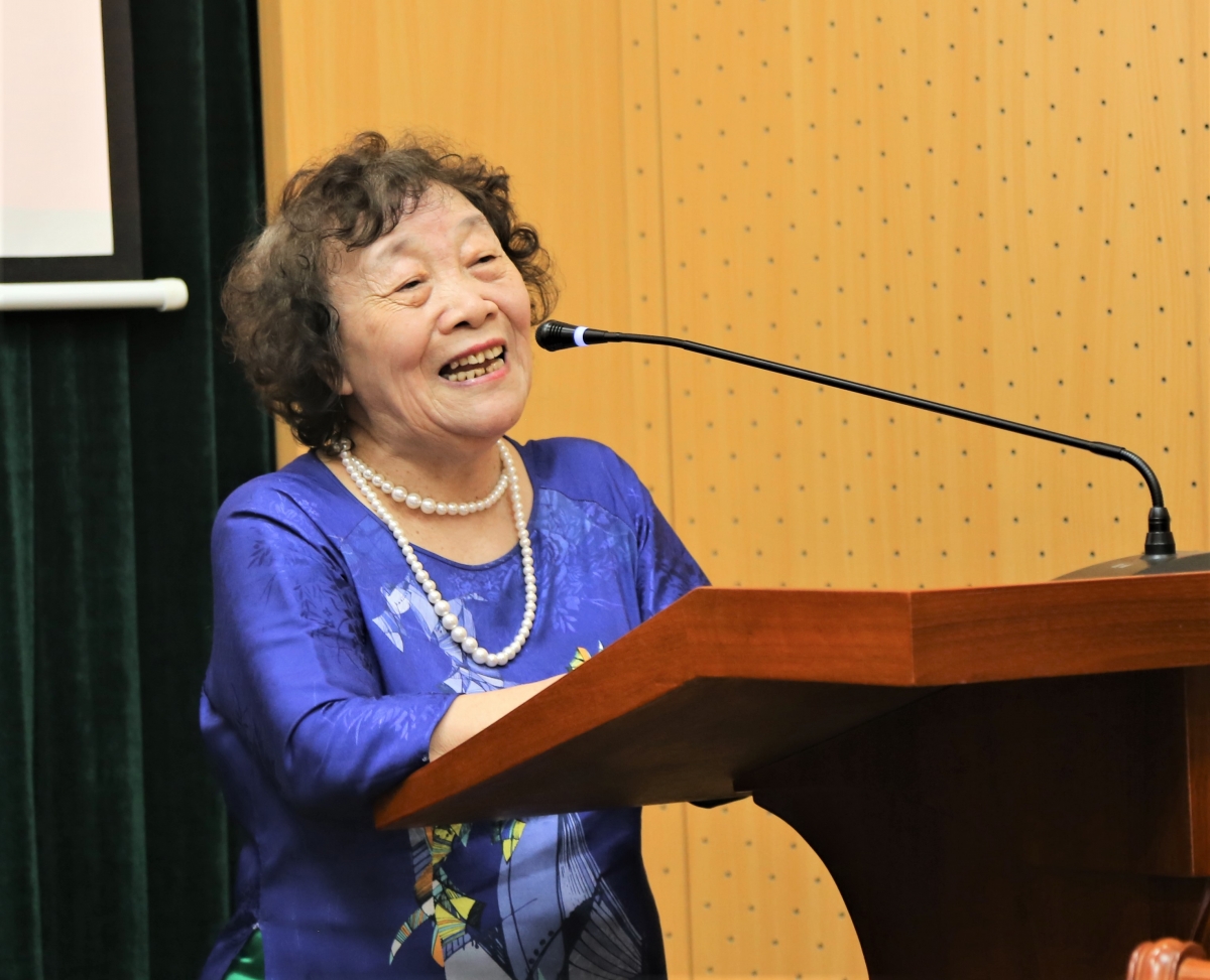 PGS.TS Nguyễn Thị Chính phát biểu