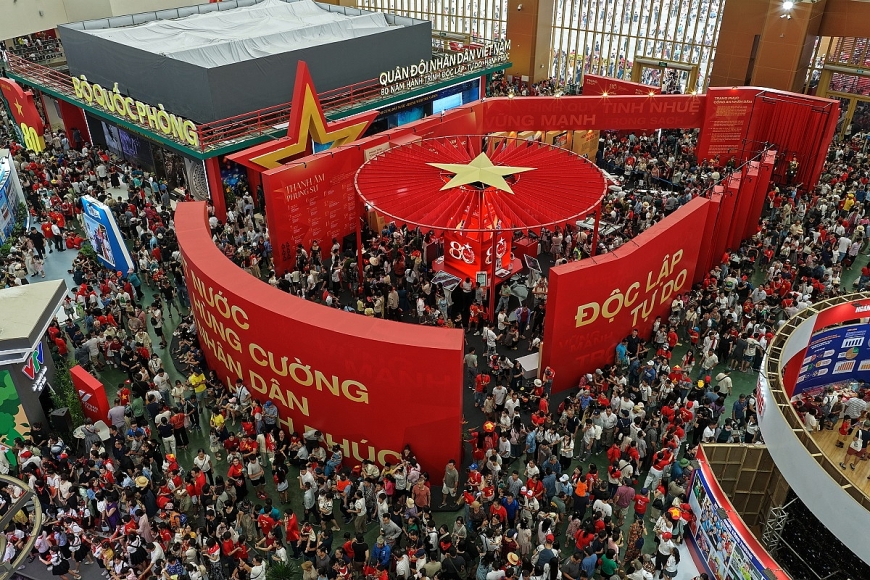 Ước tính, Triển lãm “80 năm Hành trình Độc lập - Tự do - Hạnh phúc” đón hơn 10 triệu lượt khách sau gần 3 tuần mở cửa  