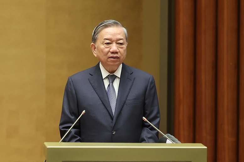 Tổng Bí thư Tô Lâm phát biểu chỉ đạo tại Hội nghị - Ảnh VGP/Nhật Bắc