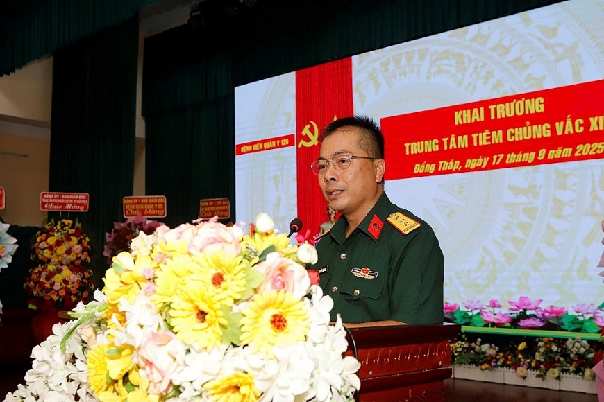 Bệnh viện Quân y 120: Khai trương Trung tâm tiêm chủng Vắc-xin