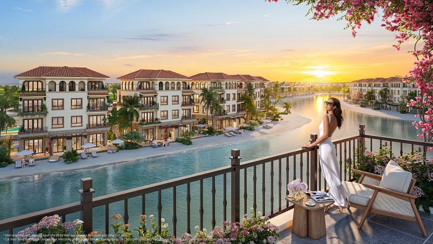 Isla Bella gây ấn tượng với phong cách kiến trúc Địa Trung Hải, cùng hệ thống tiện ích đồng bộ