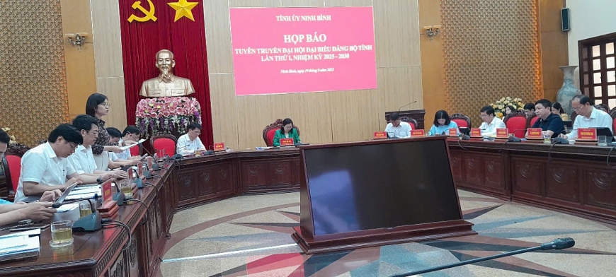 Tỉnh ủy Ninh Bình thông báo kế hoạch tổ chức Đại hội Đảng bộ tỉnh lần thứ 1, nhiệm kỳ 2025 - 2030