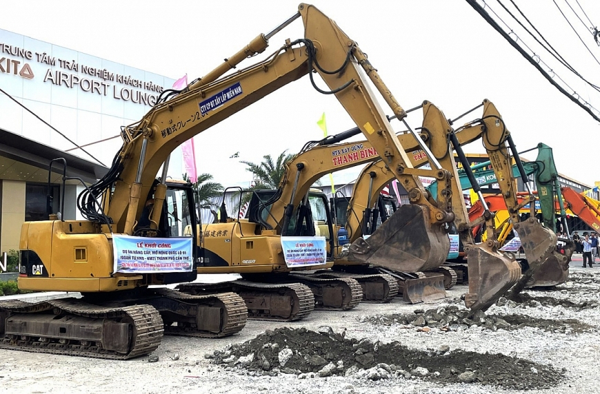 Khởi công Dự án Nâng cấp, mở rộng Quốc lộ 91 đoạn Km0-Km7.