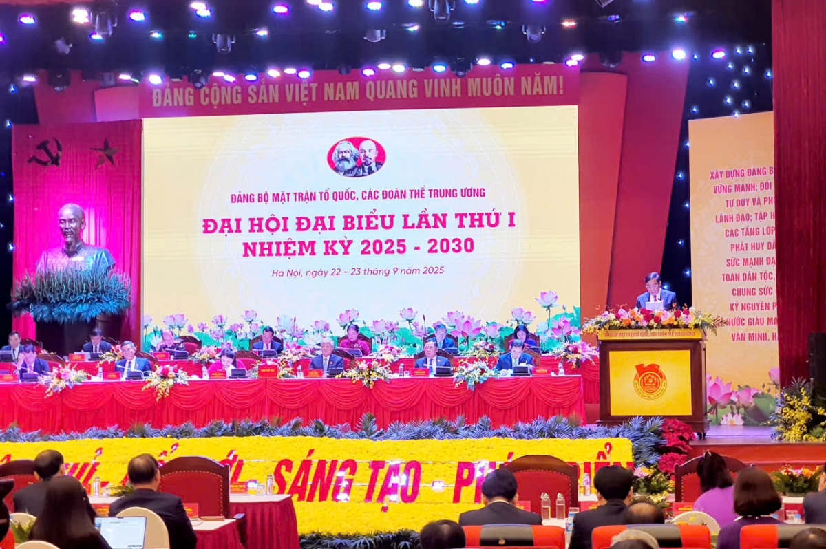 Đồng chí Nguyễn Thanh Bình, Bí thư Đảng uỷ, Chủ tịch Hội NCT Việt Nam phát biểu tham luận tại Đại hội